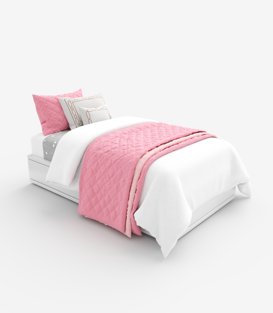 SM FILES - BLOCOS 3D VRAY E SKETCHUP - CAMA INFANTIL ROSA (1)