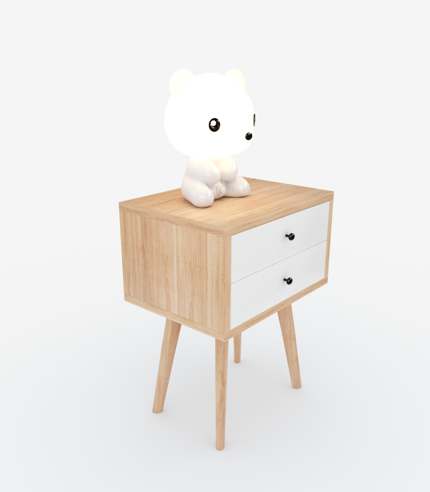 SM FILES - BLOCOS 3D VRAY E SKETCHUP - MESA DE APOIO COM ABAJUR INFANTIL (1)